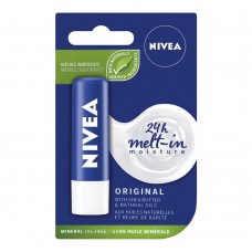 Nivea 24h Melt-In Moisture Lip Balm, Original Shea Butter