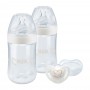 Nuk Nature Sense Feeding Bottle + Soother Set, White, 260ml, 2-Pack, 10225143