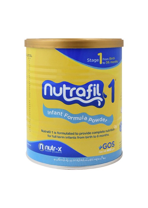Nutrafil 1, Stage 1, Infant Formula Powder, 400g, Tin