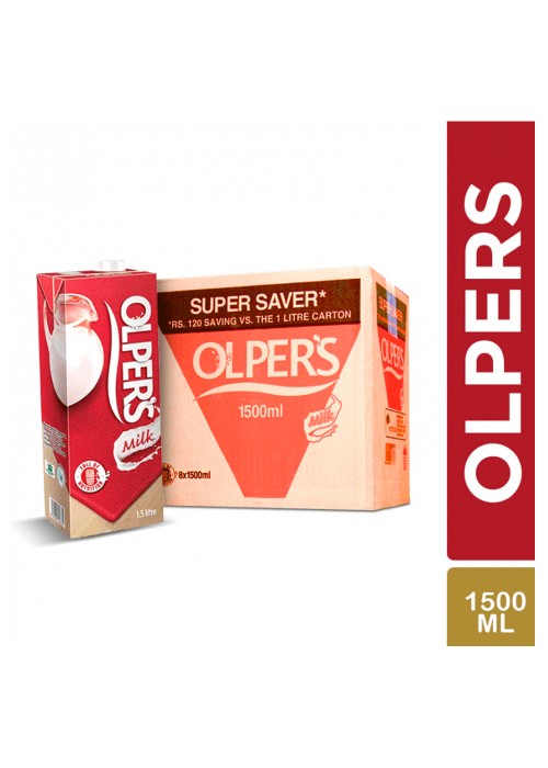 Olpers Full Cream Milk, 1500ml, 8 Piece Carton