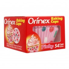 Orinex Baking Cups, Pinky, 54-Pack