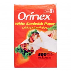 Orinex White Sandwich Paper Sheets, 500-Pack