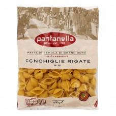 Pantanella Conchiglie Rigate Pasta, No. 51, 500g
