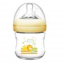 Pink Baby Superior-PP Ultra Wide Neck Feeding Bottle, Orange/Lion, 0m+, Slow Flow, 120ml, WN-111/03