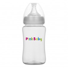 Pink Baby Superior-PP Wide Neck Feeding Bottle, Large Flow, 6m+, 240ml, WN-104