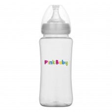 Pink Baby Superior-PP Wide Neck Feeding Bottle, Large Flow, 6m+, 300ml, WN-105