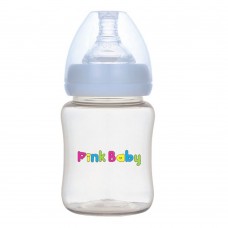 Pink Baby Superior-PPSU Wide Neck Feeding Bottle, 3m+, Middle Flow, 180ml, WN-106