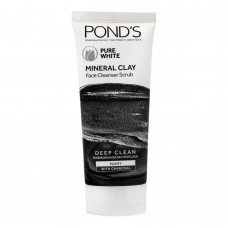 Pond's White Beauty Mineral Clay Deep Clean Face Cleanser Scrub, 90g