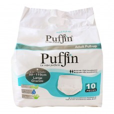 Puffin Adult Pull-Up, Large 89-119 cm, 10-Pack