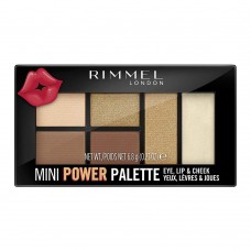 Rimmel Mini Power Palette, For Eye, Lip & Cheek, 002 Sassy