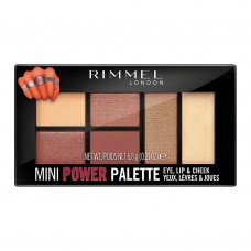 Rimmel Mini Power Palette, For Eye, Lip & Cheek, 006 Fierce