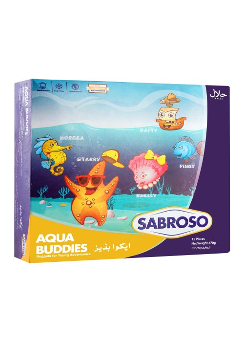 Sabroso Aqua Buddies Nuggets, 12 Pieces, 270g