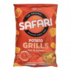 Safari Potato Grills Hot & Sweet Chips, 60g