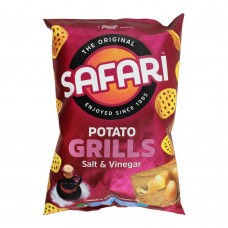 Safari Potato Grills Salt & Vinegar Chips, 60g