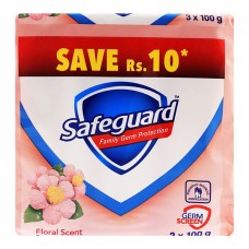 Safeguard Floral Scent Soap 3-Pack 100gm Value Pack