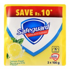 Safeguard Lemon Fresh Soap 3-Pack 100gm Value Pack