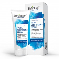 Saniderm Restoring Facial Moisturizing Cream, With Jojoba & Sunflower, 50g