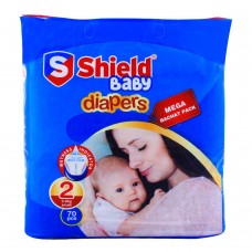 Shield Baby Diapers No. 2, 3-6kg Small, 70-Pack