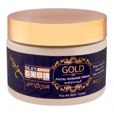 Silky Cool Gold Facial Massage Cream, All Skin Types, 350ml