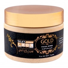 Silky Cool Gold Facial Scrub, All Skin Types, 350ml
