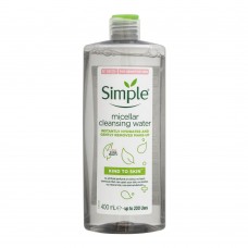 Simple Kind To Skin Micellar Cleansing Water, For Sensitive Skin, 400ml