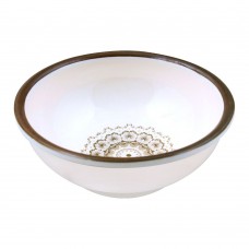 Sky Melamine Bowl, Brown, 4 Inches