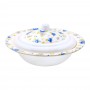 Sky Melamine Bowl, With LID Blue