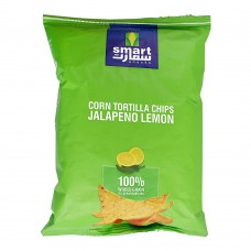 Smart Snacks Corn Tortilla Chips, Jalapeno Lemon, 80g