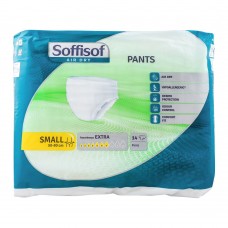 Soffisof Adult Pull Up Pants, Extra/No. 7, Small, 50-80cm/19-31 Inches, 14-Pack