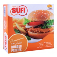 Sufi Chicken Burger Patties, 16 Servings, 1000gm