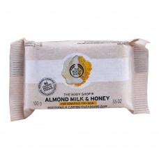 The Body Shop Almond Milk & Honey Cleansing Bar, For Sensitive & Dry Skin, 100g