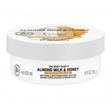The Body Shop Almond Milk & Honey Soothing & Restoring Body Butter, 200ml