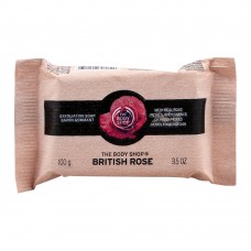 The Body Shop British Rose Exfoliating Soap, 100g