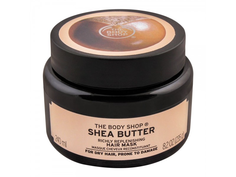 Buy The Body Shop Shea Butter Richly Replenishing Hair Mask, For Dry Hair,  Prone To Damage, 240ml Online At Competitive Price 