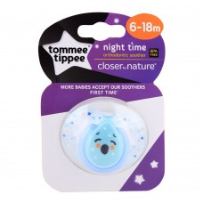 Tommee Tippee Glow-in-the-Dark Soother 6-18m (Blue) - 433373/38