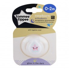 Tommee Tippee Newborn Othodontic Soother 0-2 Moths 433423/38