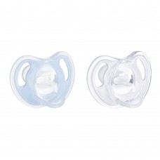 Tommee Tippee Ultra Light Soft Silicone Soother, 2-Pack, 0-6m, 433452/38