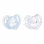 Tommee Tippee Ultra Light Soft Silicone Soother, 2-Pack, 0-6m, 433452/38