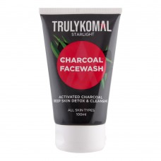 Truly Komal Charcoal Face Wash, All Skin Types, 100ml