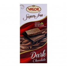 Valor Sugar Free Dark Chocolate, Stevia, 100g
