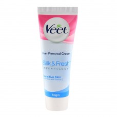 Veet Silk & Fresh Sensitive Skin Aloe Vera And Vitamin E Hair Removal Cream 50gm