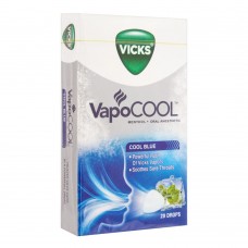 Vicks Vapo Cool Blue Menthol Drops, 20-Pack