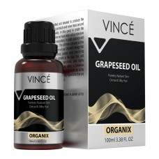 Vince Organix Grapseed Oil, Poreless Radiant Skin Dense & Silky Hair, 100ml