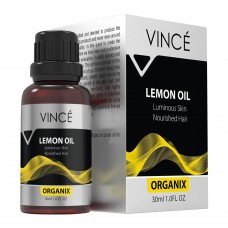 Vince Organix Lemon Oil, Luminous Skin Nourished Hair, 30ml
