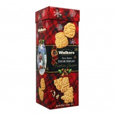 Walkers Pure Butter Shortbread Biscuits, Festive Shapes, 250g