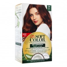 Wella Soft Color No Ammonia Hair Color, 54 Redish Brown