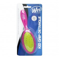 Wet Brush Kid Grip Detangler Hair Brush, Purple, BWR835KGPR