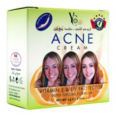 YC Acne Cream, Vitamin E & UV Protector, With Ginseng, 4g