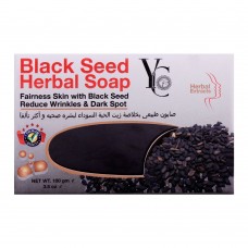 YC Balck Seed Herbal Soap, Reduce Wrinkle & Dark Spot, 100g
