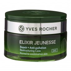 Yves Rocher Elixir Repair + Anti-Pollution Restructuring Day Cream, Normal To Combination Skin, 50ml